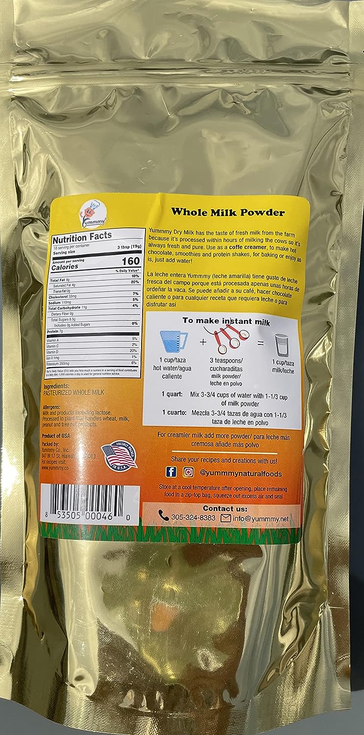 Whole Milk Instant Powder 11 0z, Kosher certified, Halal certified, Product of USA - Image 6